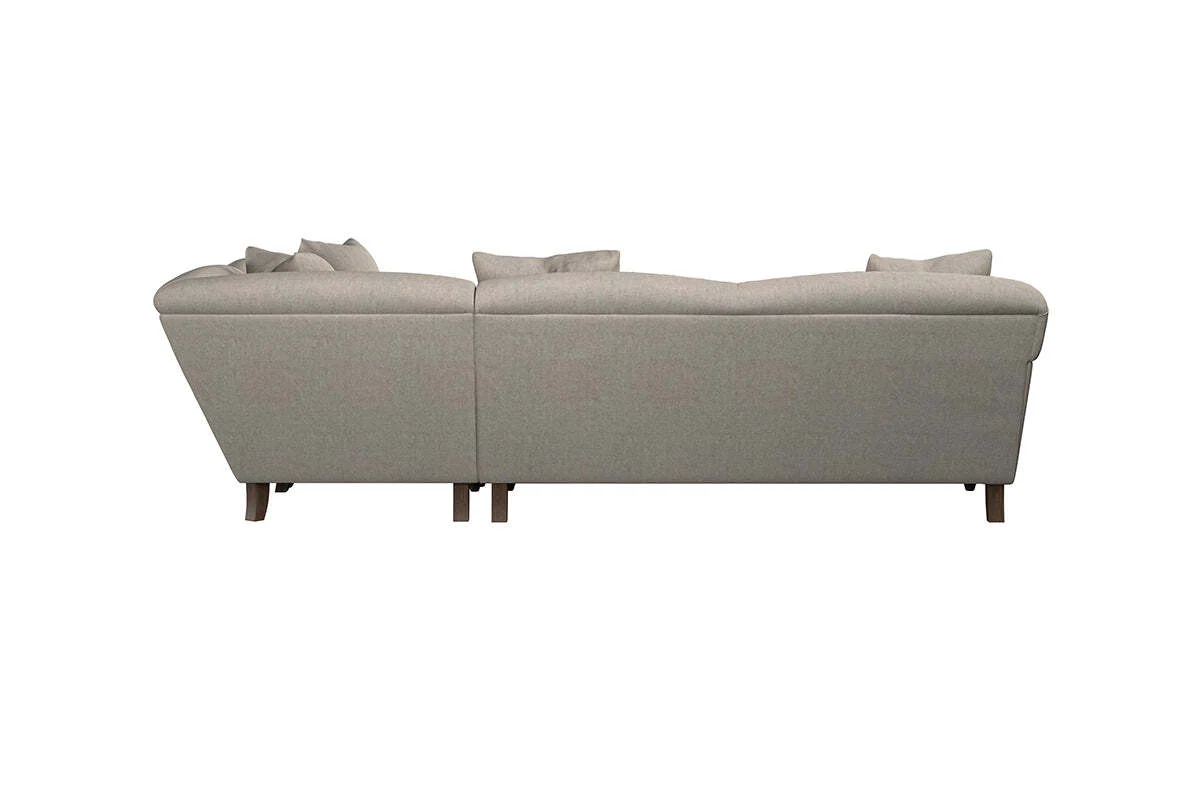 Deni Super Grand Right Hand Corner Sofa - Brera Linen Granite - Image 5