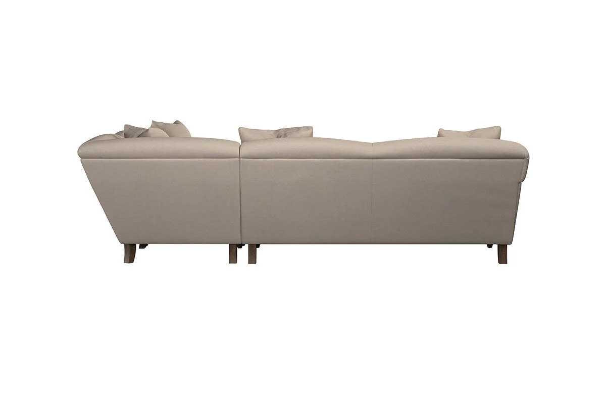 Deni Super Grand Right Hand Corner Sofa - Recycled Cotton Flax - Image 5