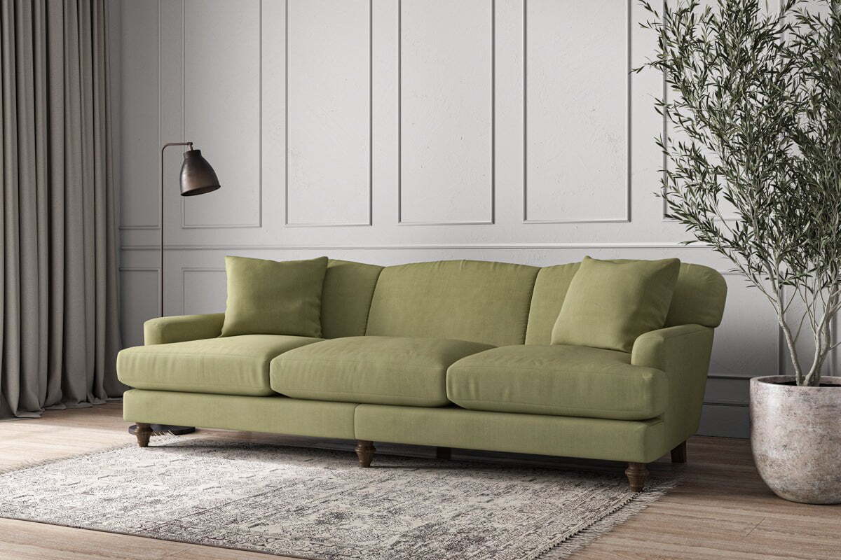 Deni Super Grand Sofa - Brera Linen Sage - Image 2