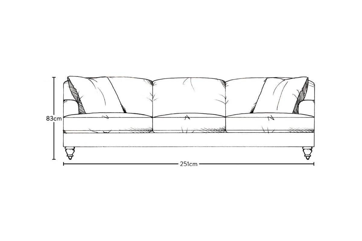 Deni Super Grand Sofa - Recycled Cotton Seaspray - Image 6