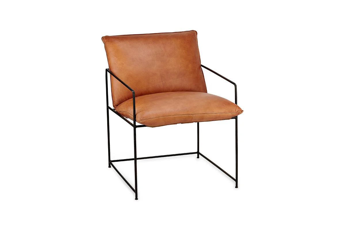 Durium Leather Lounger - Aged Tan - Image 8