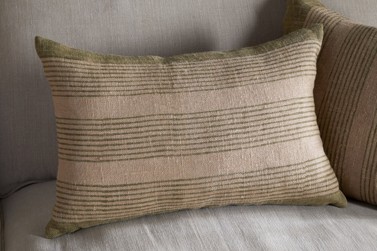 Eesha Jute Cushion Cover - Sage Green - Image 3