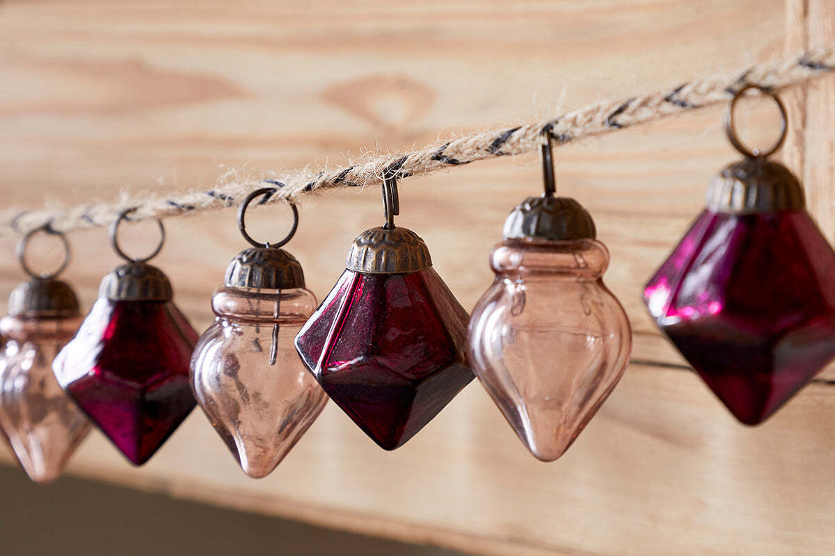 Ekiti Bauble Garland - Ruby & Copper - Image 3