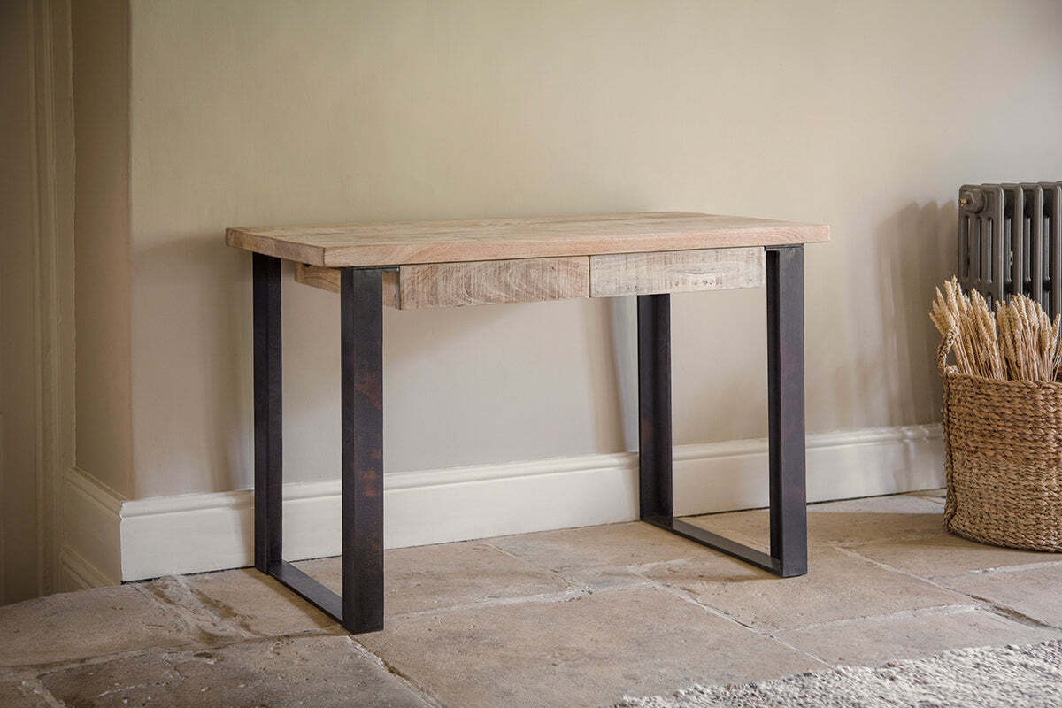 Fia Mango Wood Desk - Natural - Image 2