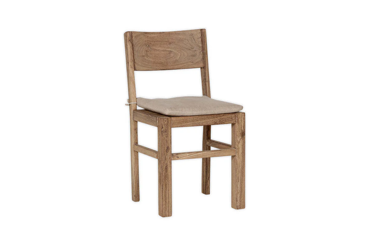 Fioni Reclaimed Wood Dining Chair - Natural - Image 10