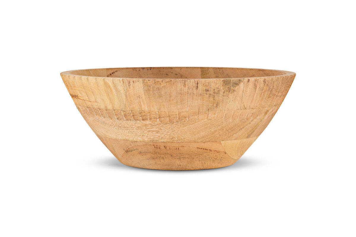 Gavivi Mango Wood Bowl - Natural - Image 6