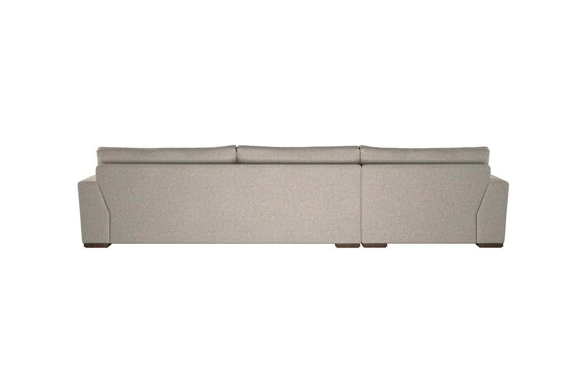Guddu Grand Left Hand Chaise Sofa - Brera Linen Chestnut - Image 5