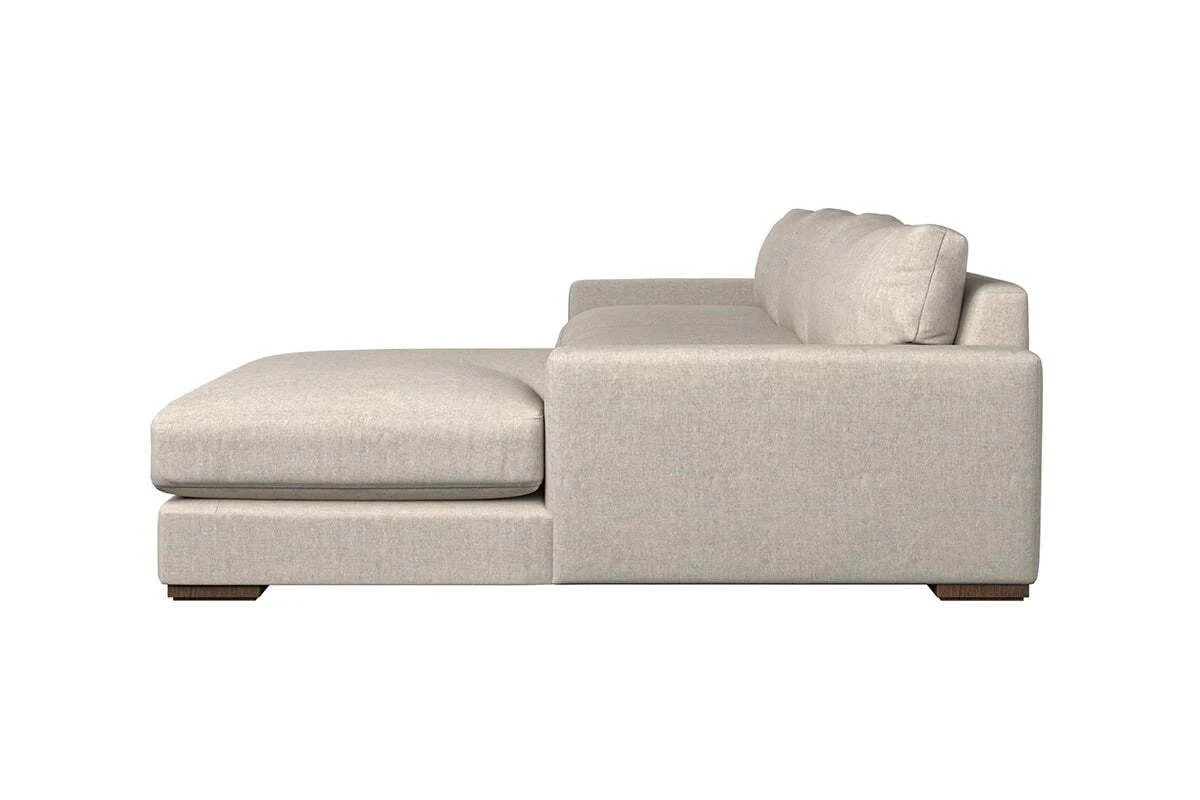 Guddu Grand Right Hand Chaise Sofa - Brera Linen Espresso - Image 4