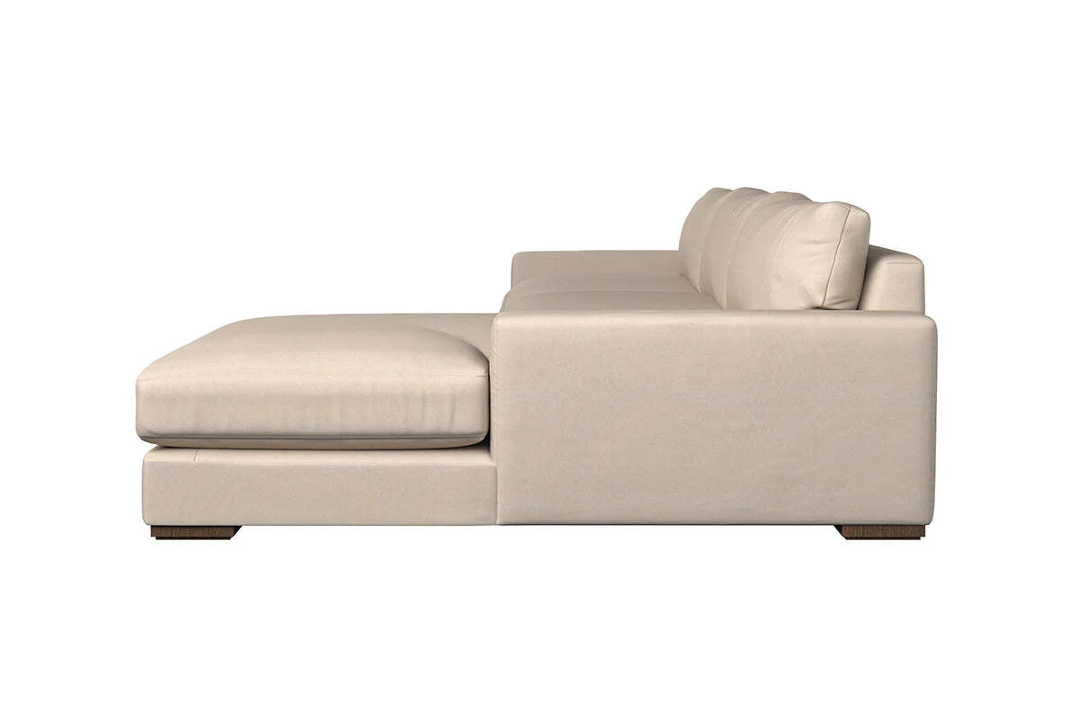 Guddu Grand Right Hand Chaise Sofa - Recycled Cotton Natural - Image 4