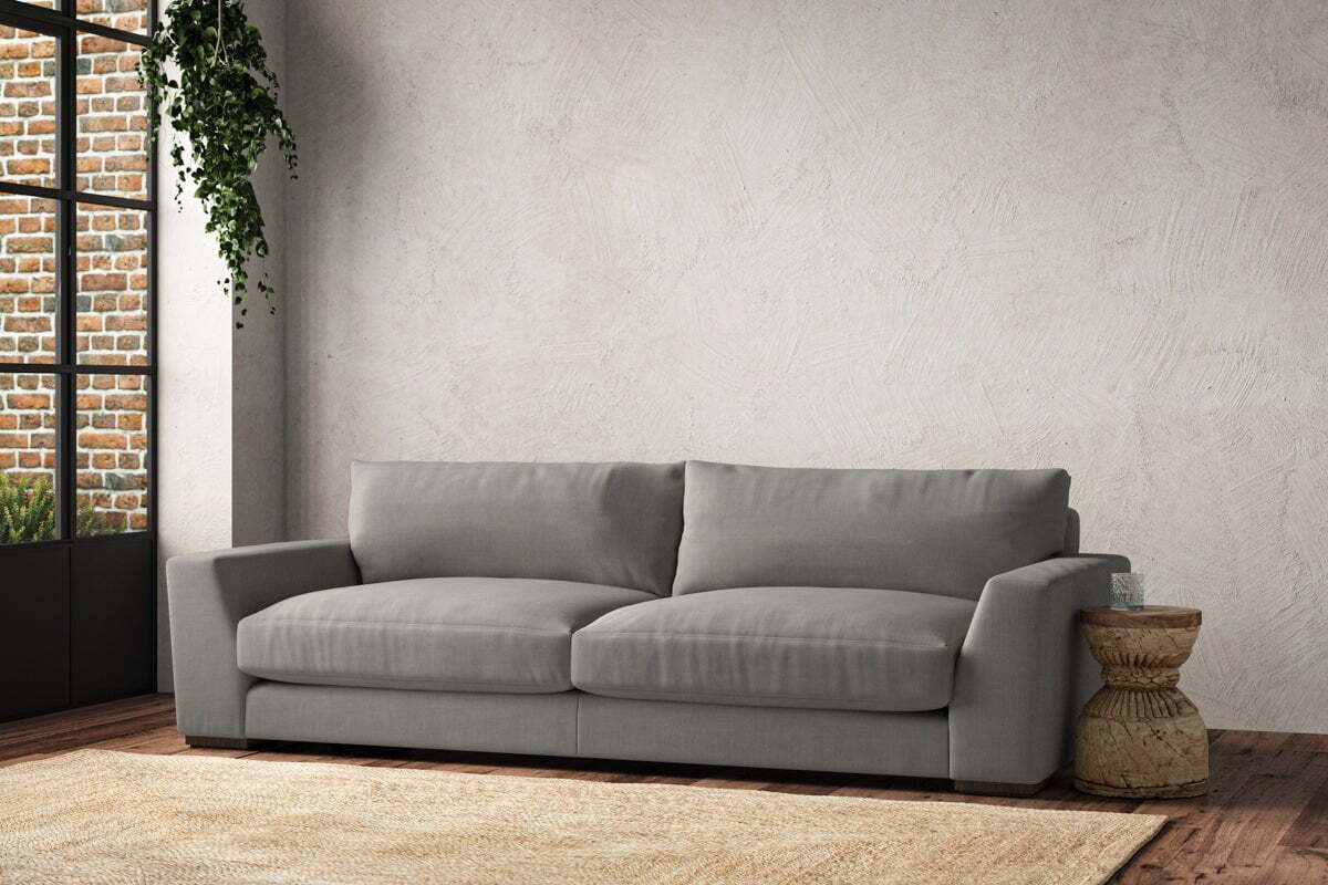 Guddu Grand Sofa - Brera Linen Smoke - Image 2