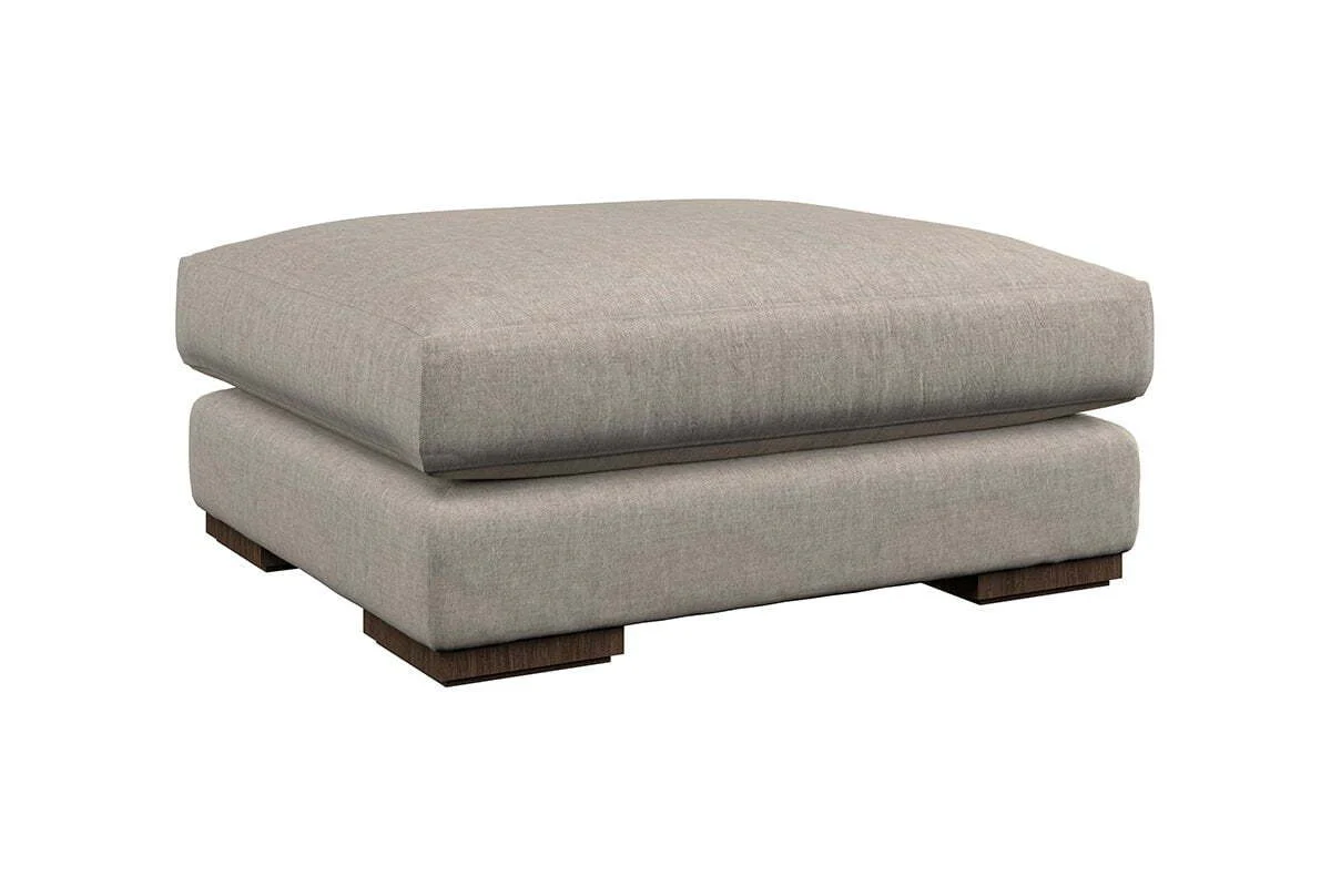 Guddu Large Footstool - Brera Linen Sage - Image 4
