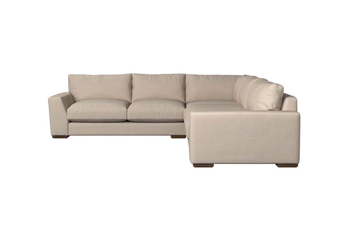 Guddu Large Left Hand Corner Sofa - Recycled Cotton Fatigue - Image 4