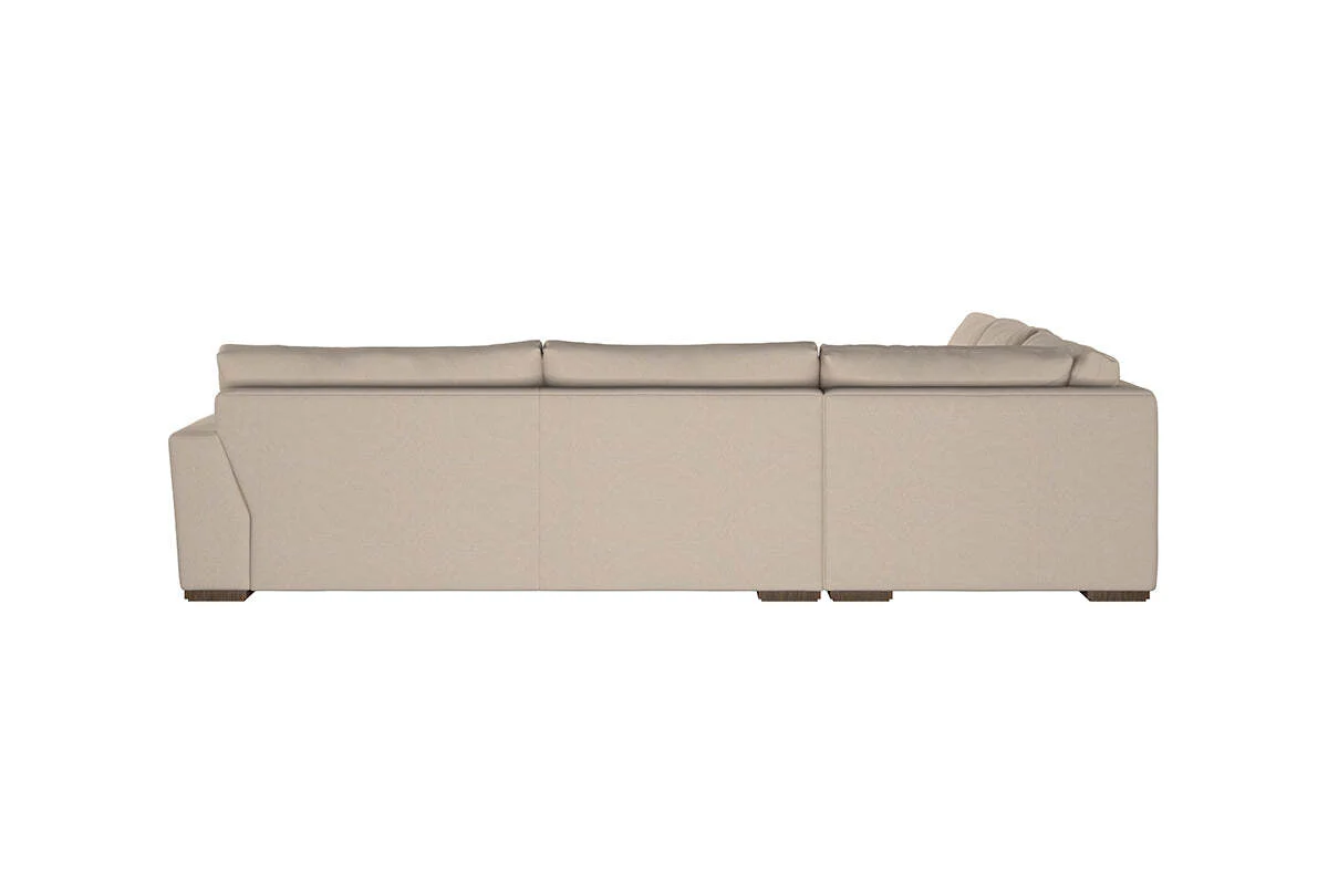 Guddu Large Left Hand Corner Sofa - Recycled Cotton Ochre - Image 5
