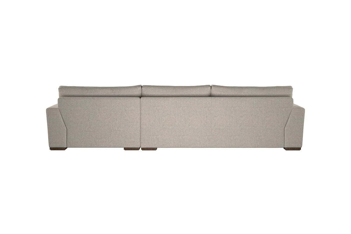 Guddu Large Right Hand Chaise Sofa - Brera Linen Chestnut - Image 5