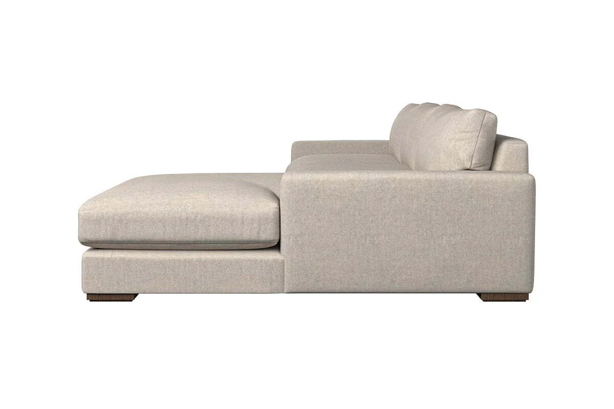 Guddu Large Right Hand Chaise Sofa - Brera Linen Smoke - Image 4