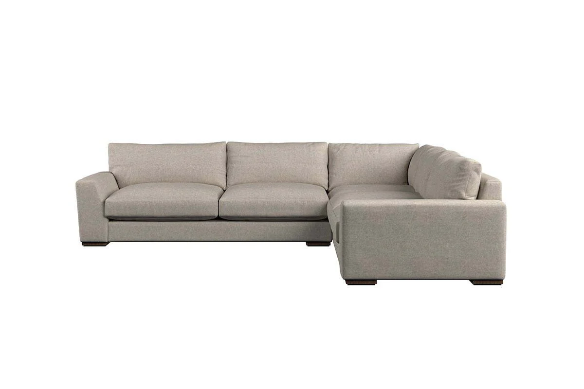Guddu Large Right Hand Corner Sofa - Brera Linen Smoke - Image 3
