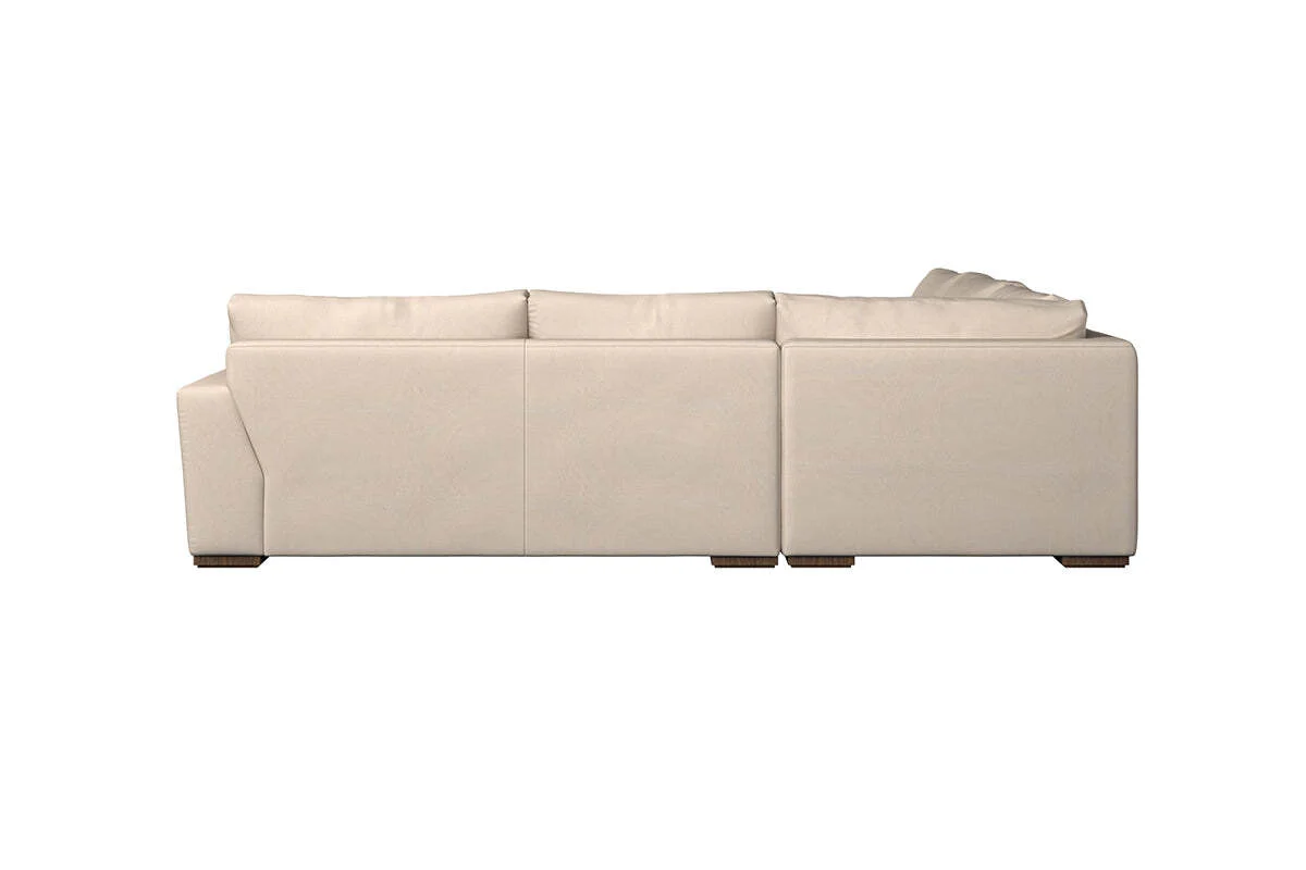 Guddu Large Right Hand Corner Sofa - Recycled Cotton Lavender - Image 4