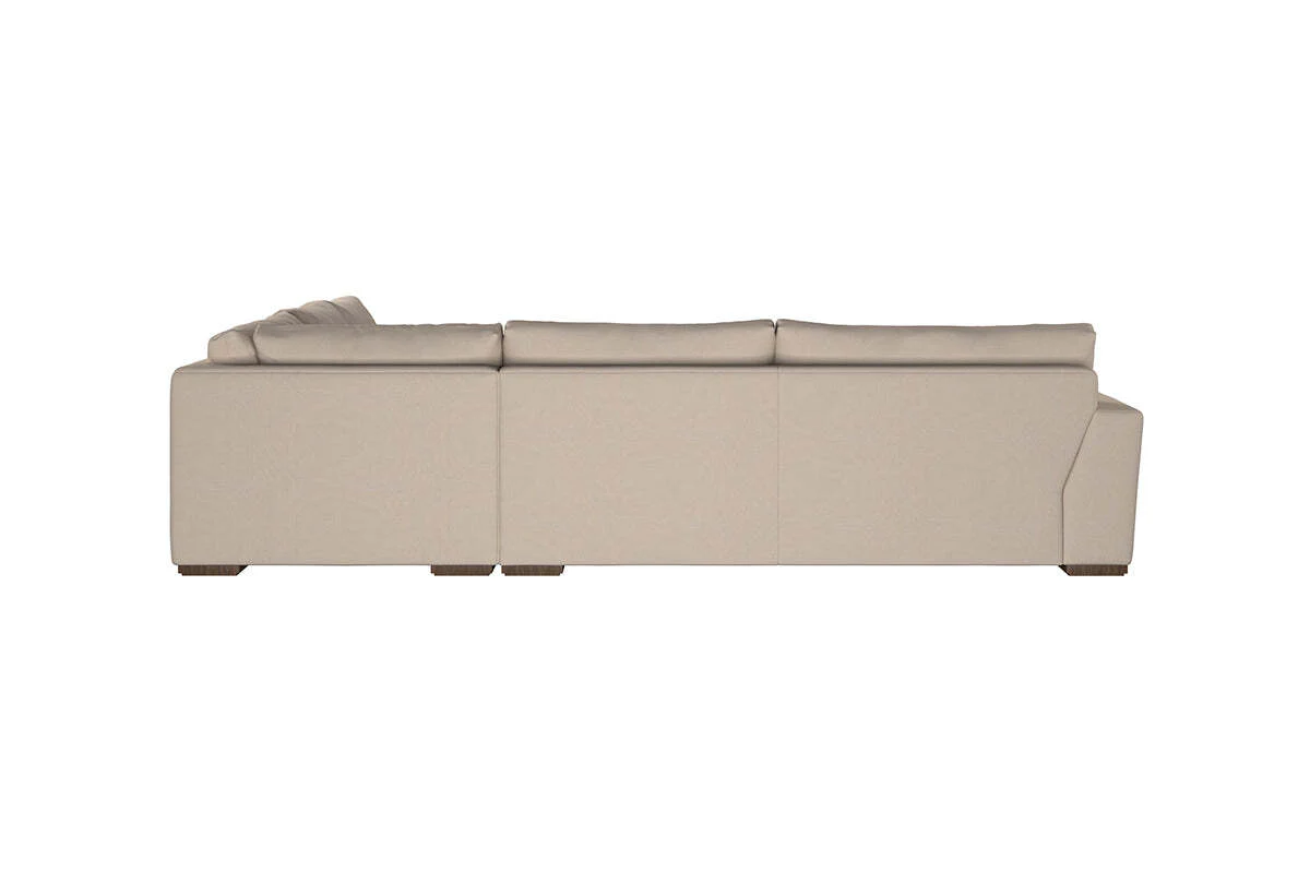 Guddu Large Right Hand Corner Sofa - Recycled Cotton Navy - Image 5