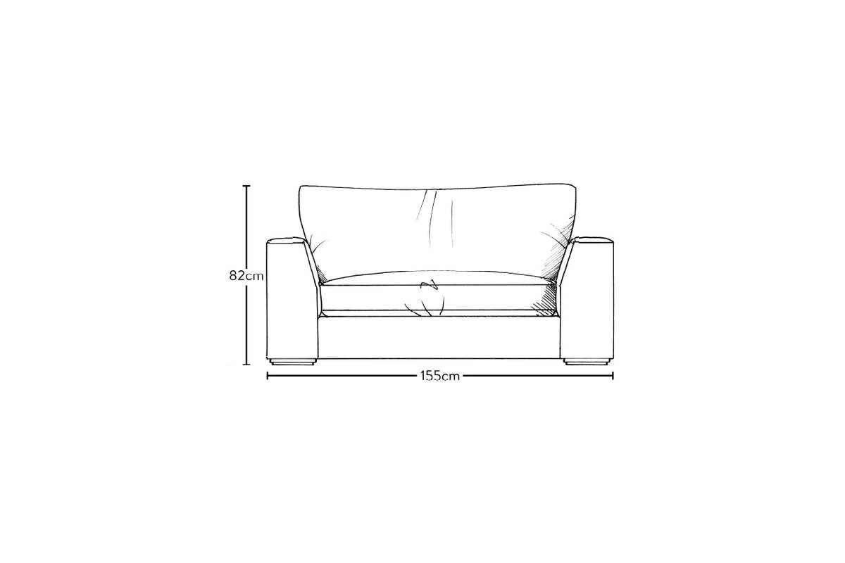 Guddu Love Seat - Recycled Cotton Ochre - Image 6