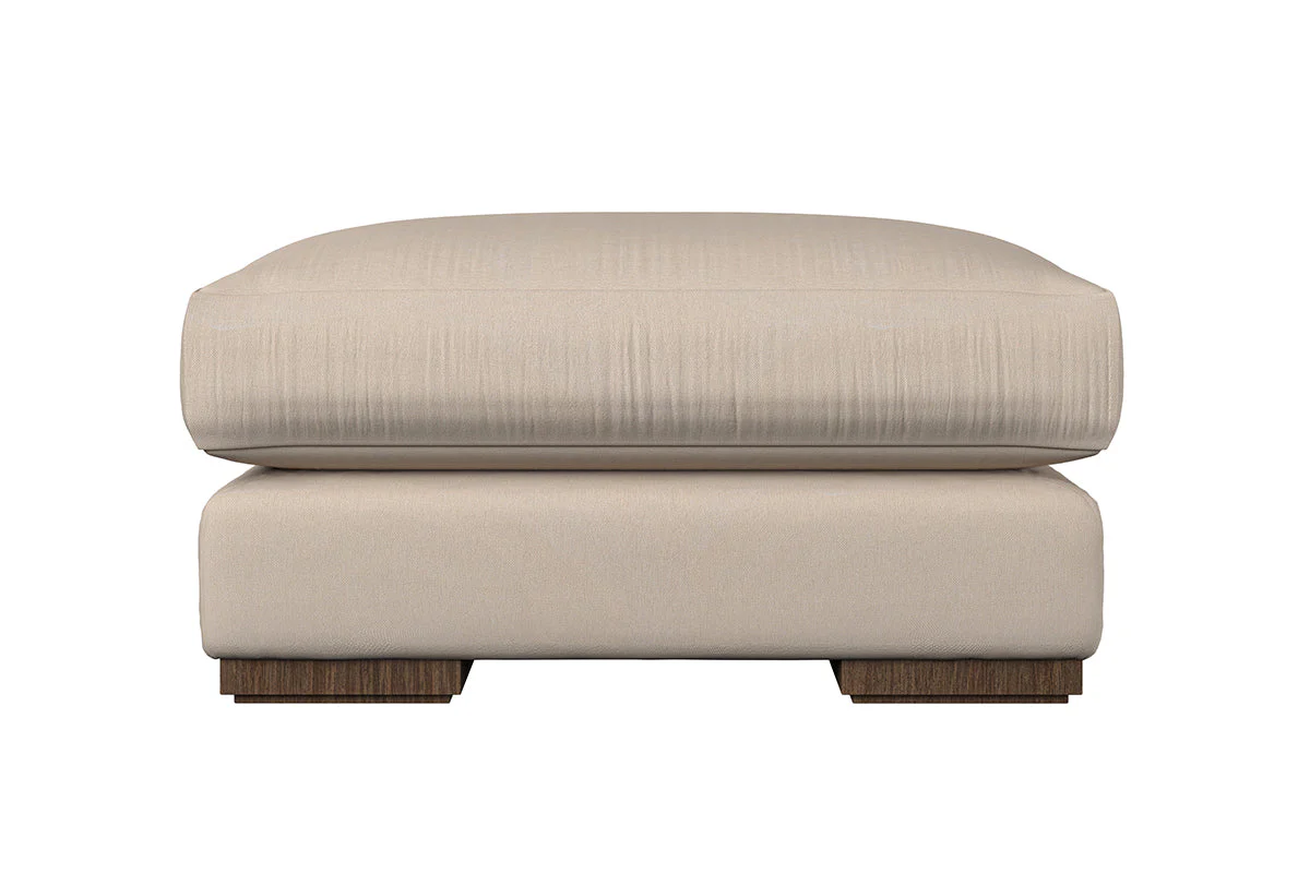 Guddu Medium Footstool - Recycled Cotton Airforce - Image 4