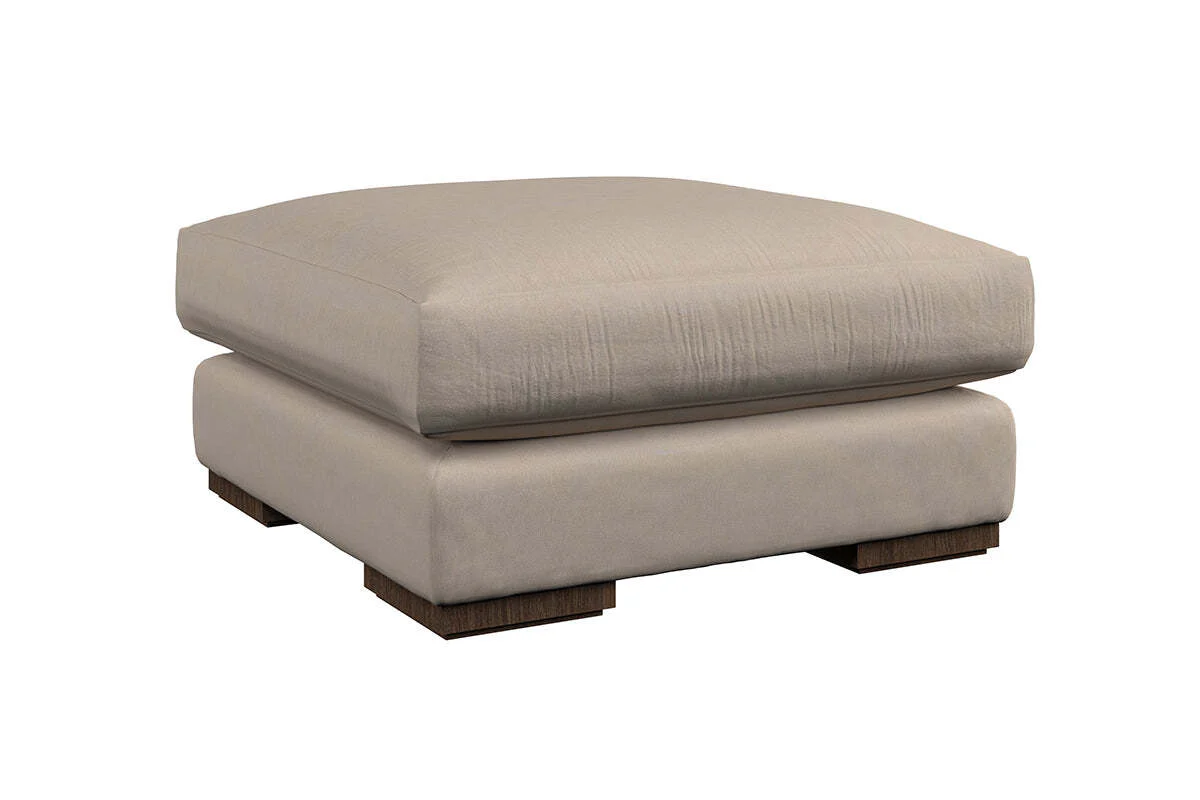 Guddu Medium Footstool - Recycled Cotton Airforce - Image 5