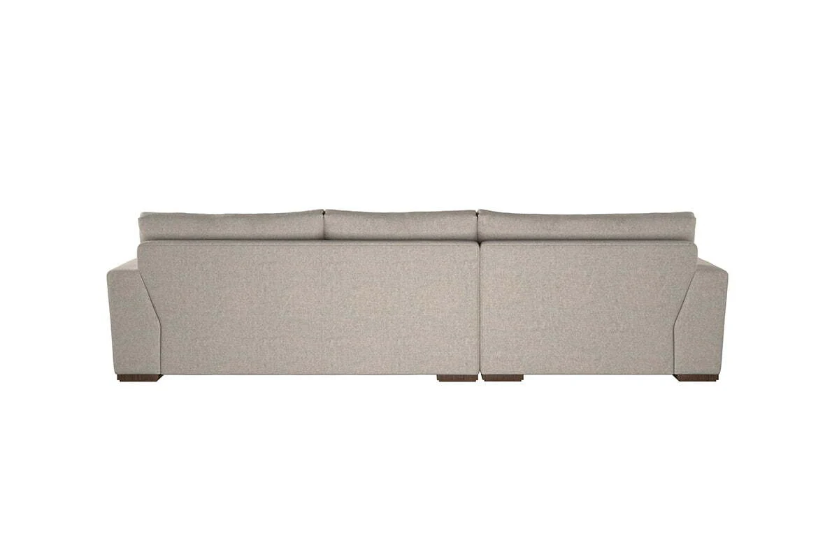 Guddu Medium Left Hand Chaise Sofa - Brera Linen Pebble - Image 5