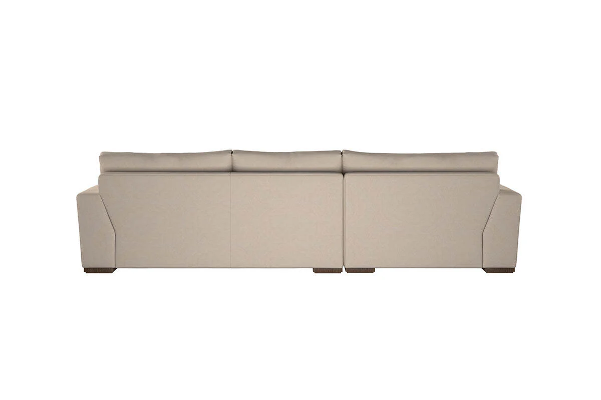 Guddu Medium Left Hand Chaise Sofa - Recycled Cotton Natural - Image 5
