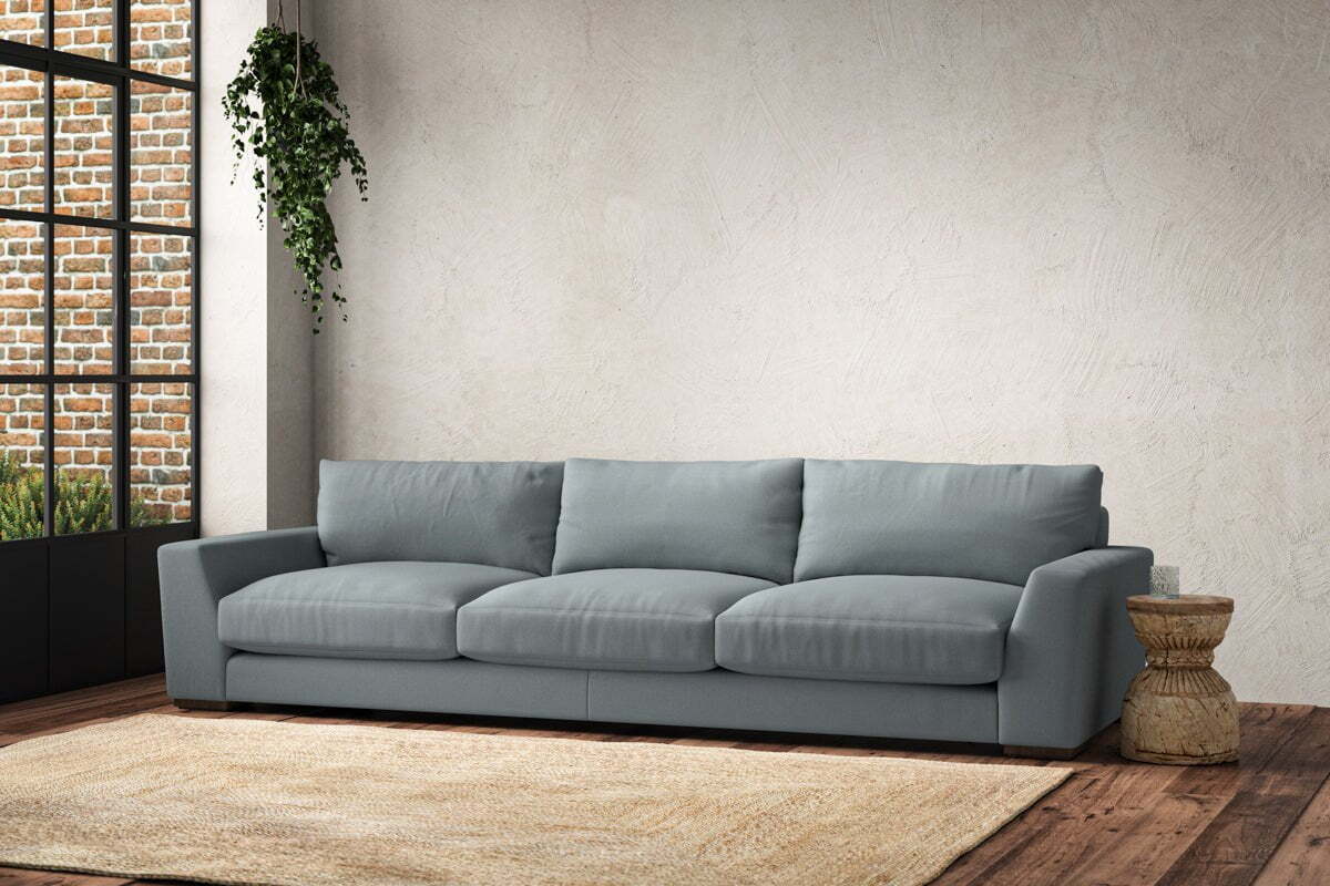 Guddu Super Grand Sofa - Recycled Cotton Horizon - Image 2