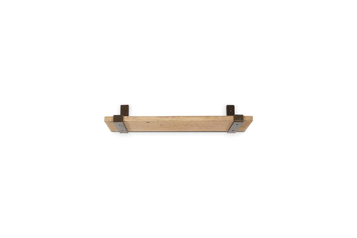 Ibo Reclaimed Wood & Iron Shelf - Natural - Image 11
