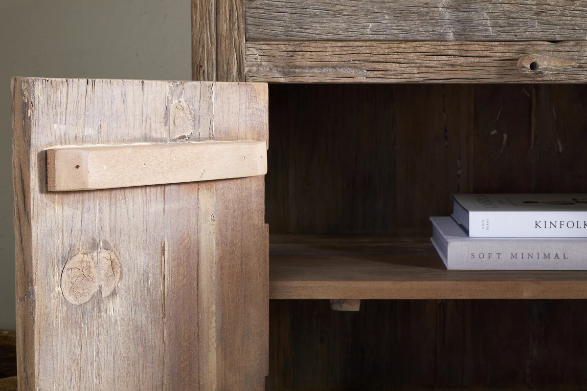 Ibo Reclaimed Wood Sideboard - Natural - Image 9