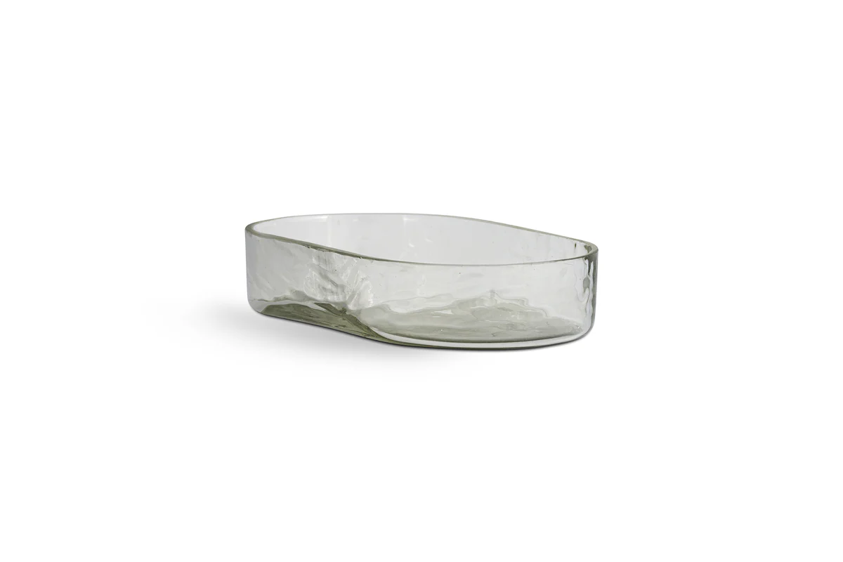 Ilcoso Recycled Hammered Glass Soap Dish - Clear - Image 6