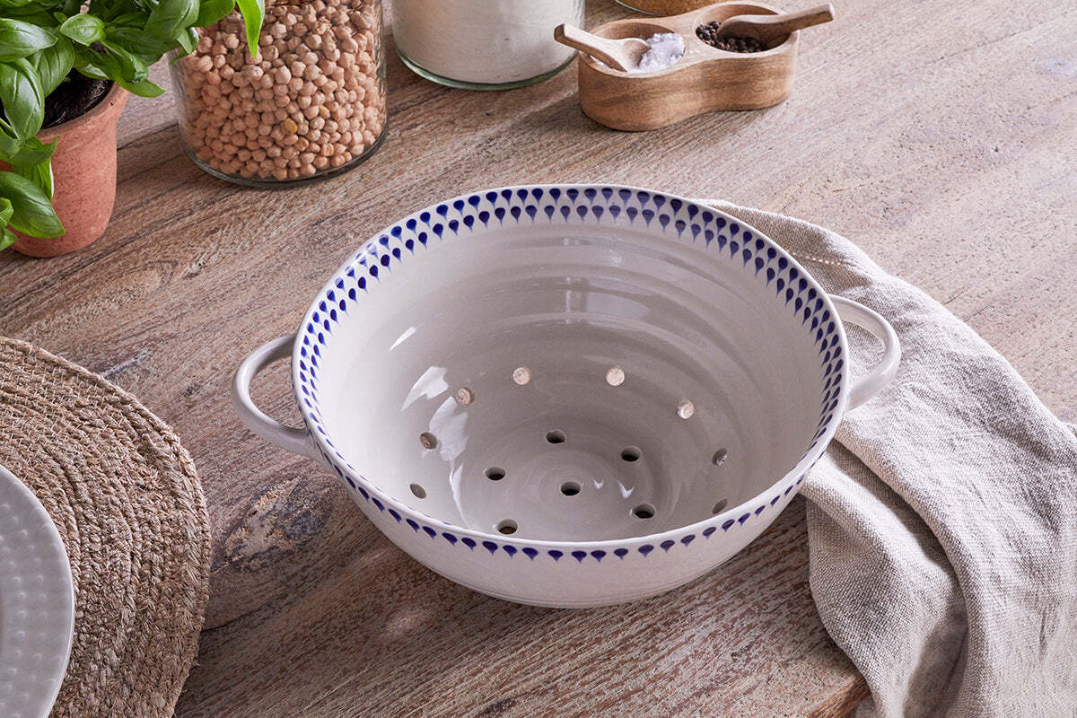 Indigo Drop Colander - Indigo - Image 2