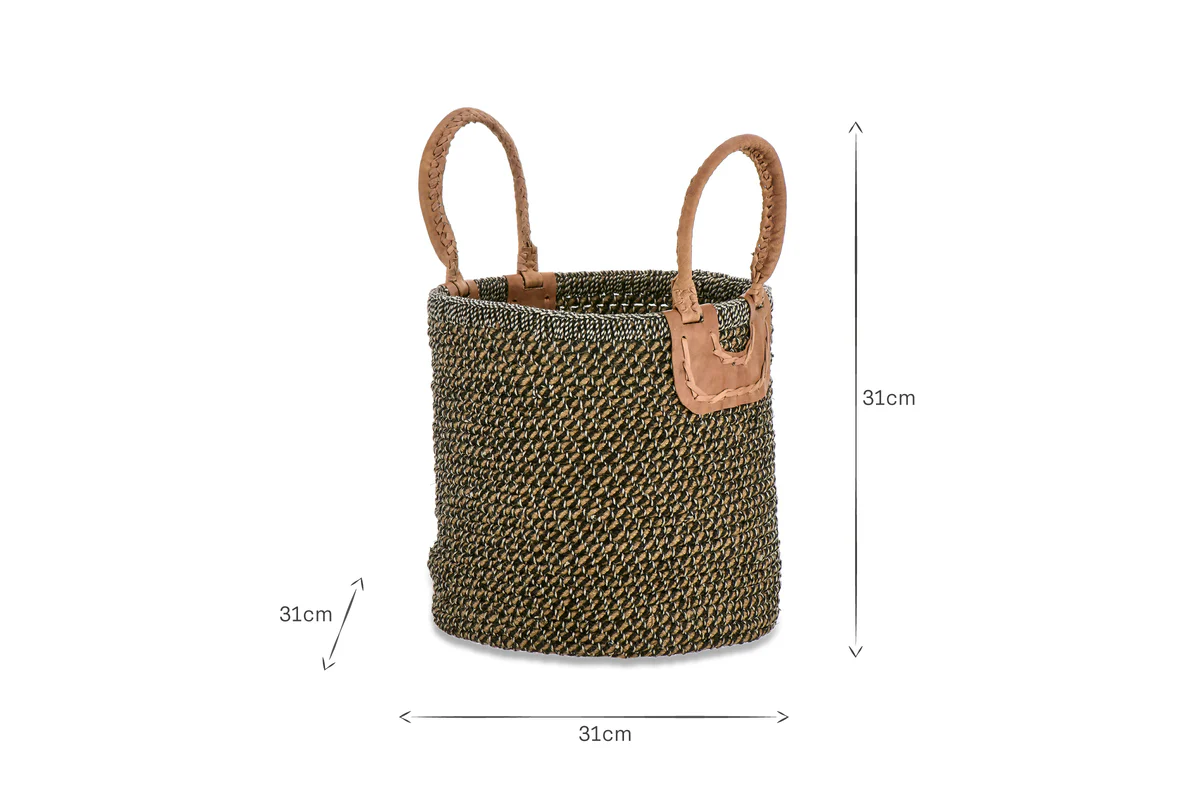 Indra Coil Basket - Charcoal - Image 3