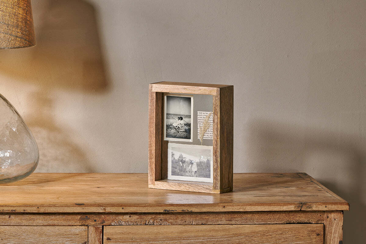 Indu Standing Mango Wood Frame - Natural - Image 2