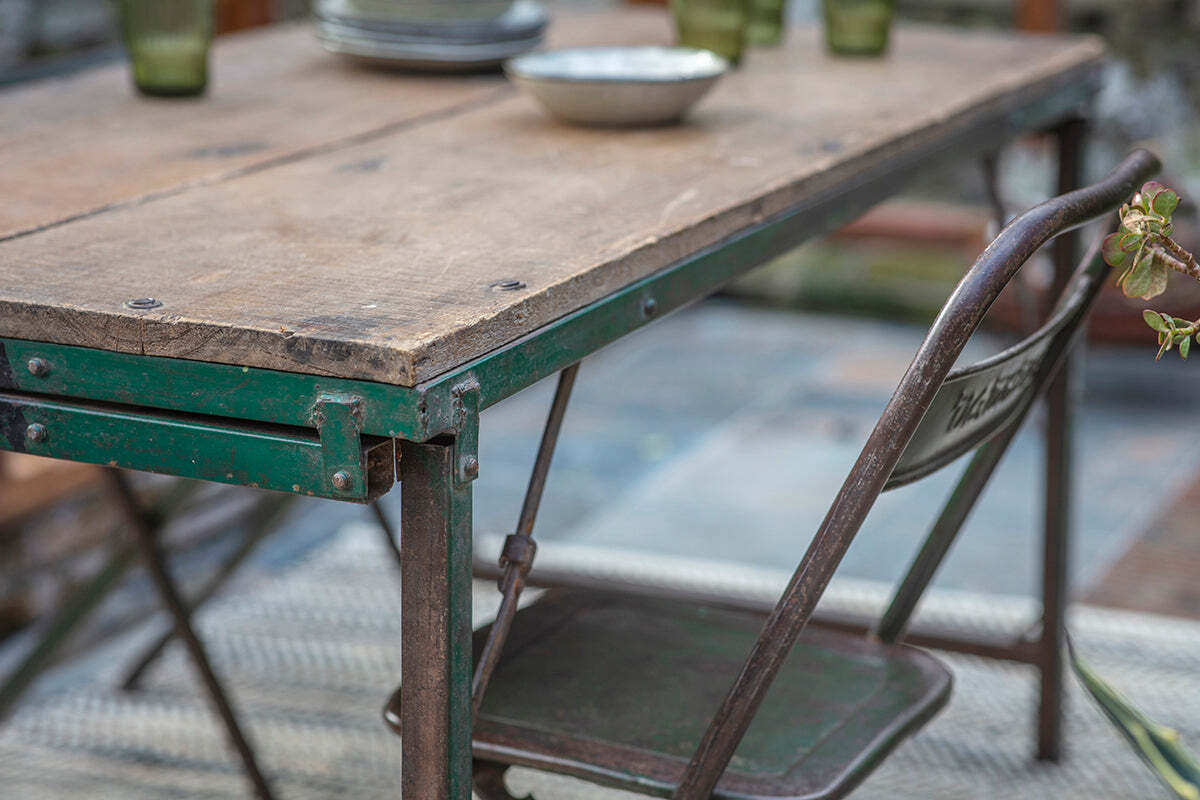 Ishan Reclaimed Folding Dining & Coffee Table - Image 4