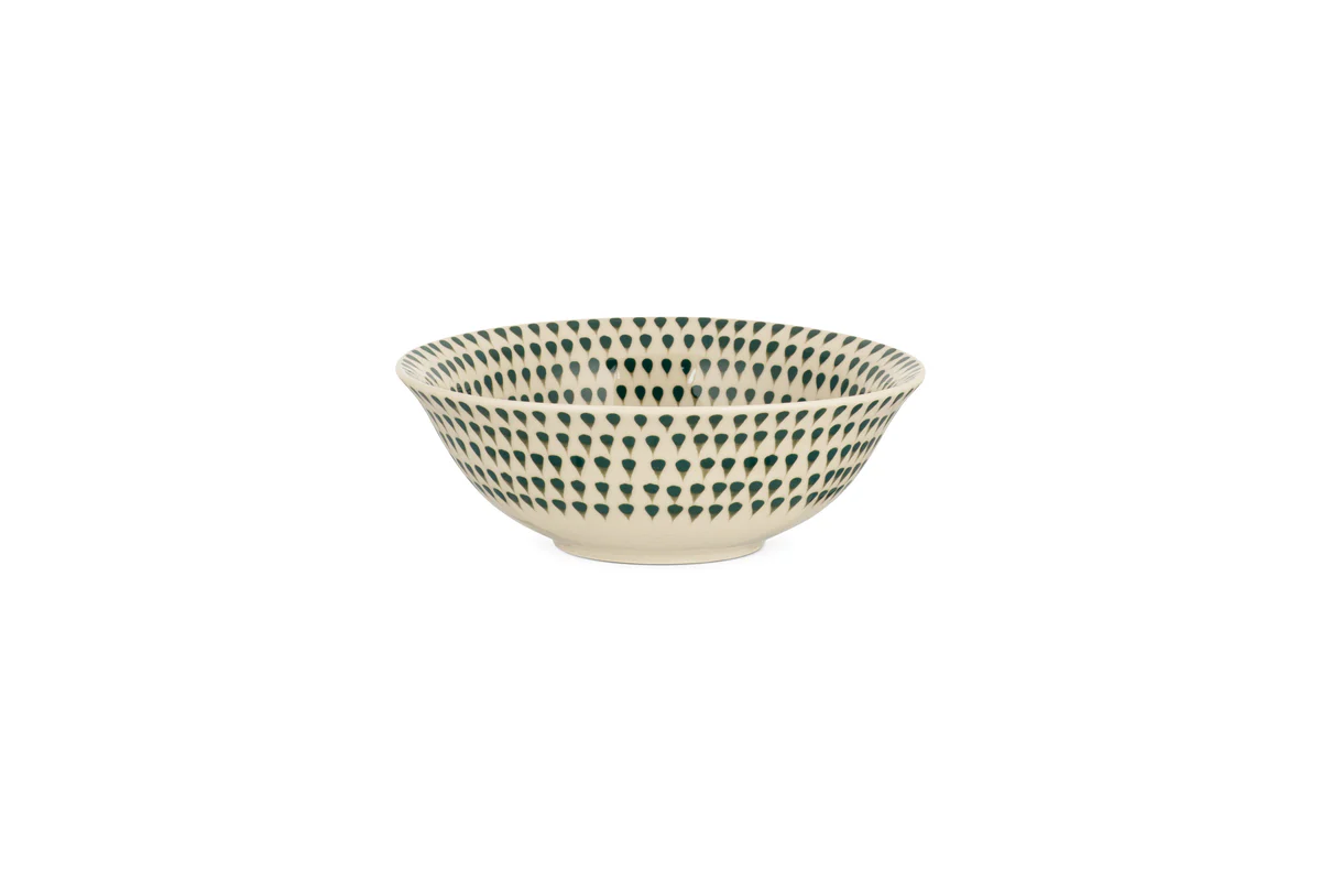 Juniper Drop Dinnerware Set - Cream & Juniper (Set of 12) - Image 15