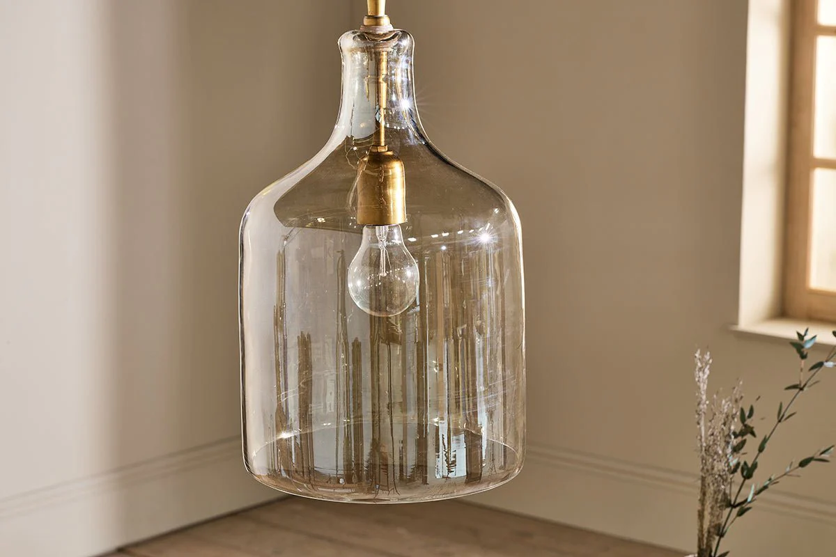 Kalsi Recycled Glass Pendant Light - Lustre - Large - Image 3