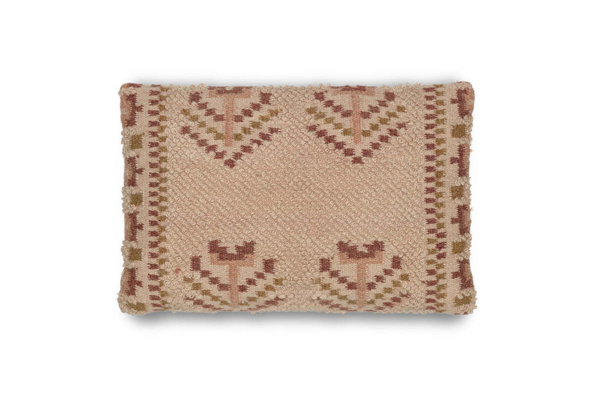 Kandy Wool & Cotton Cushion Cover - Dusty Pink - Image 8