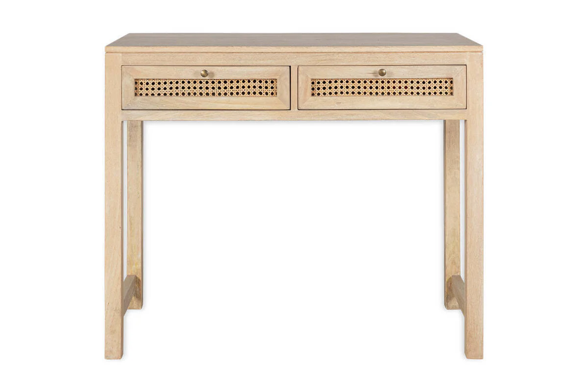 Kanz Mango Wood Writing Desk - Natural - Image 6