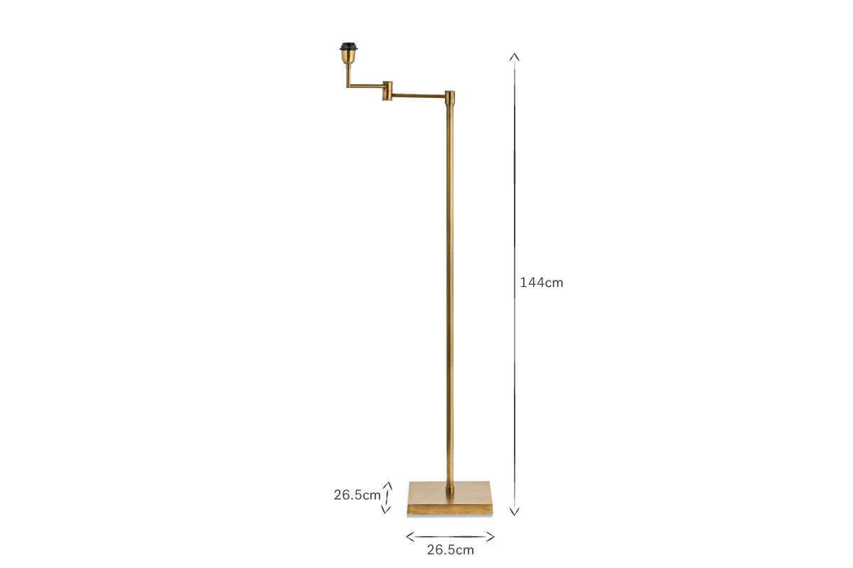 Kara Floor Lamp - Brass - Image 4