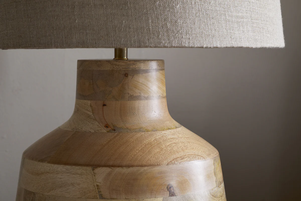 Kayo Statement Table Lamp Mango Wood - Natural - Image 3