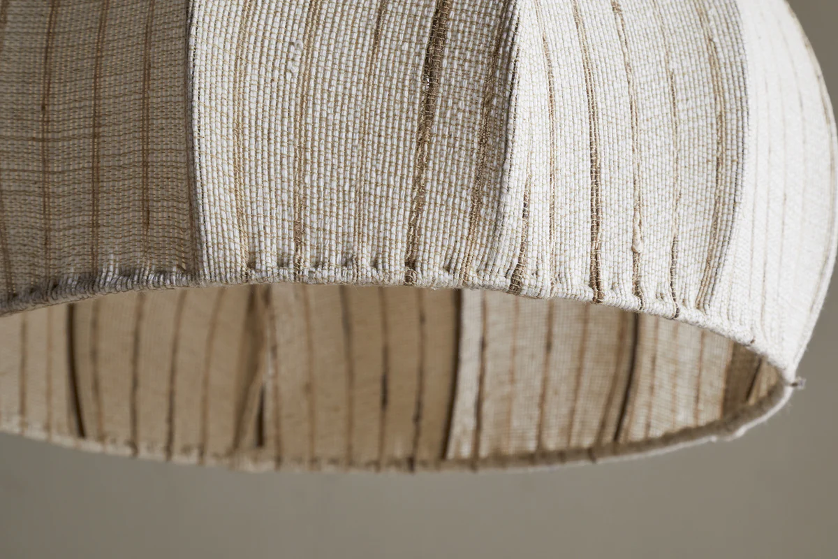 Kela Fabric Pendant - Off White - Image 3