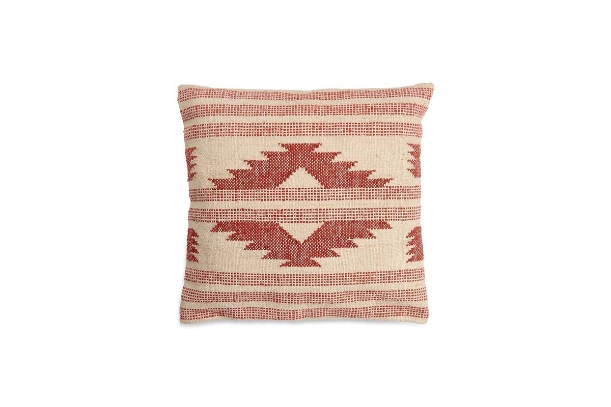 Kutha Kilim Cushion Cover - Cream - Square - Image 3