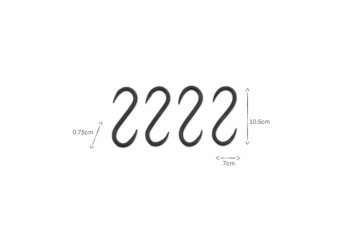Laila Iron S-Hooks - Iron - (Set of 4) - Image 4