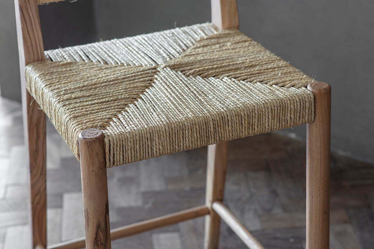 Lohanda Acacia & Munja Grass Counter Chair - Natural - Image 6