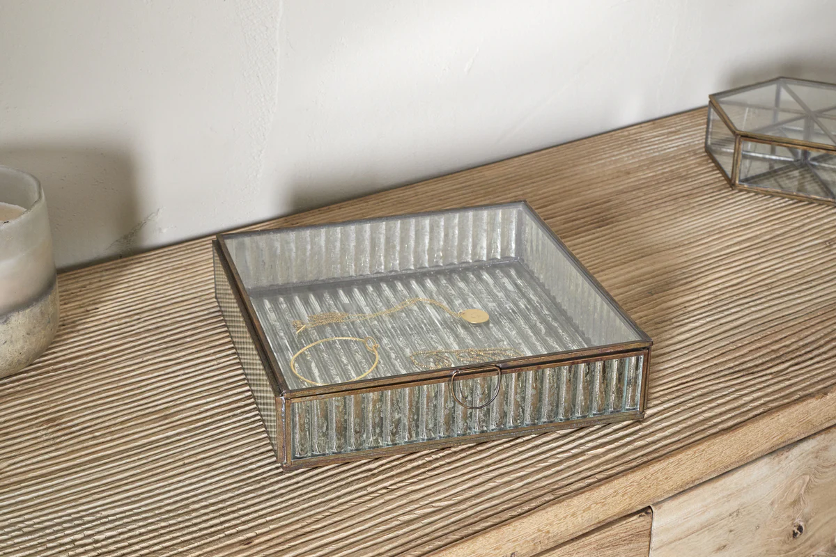 Malita Jewellery Box - Antique Brass - Image 3