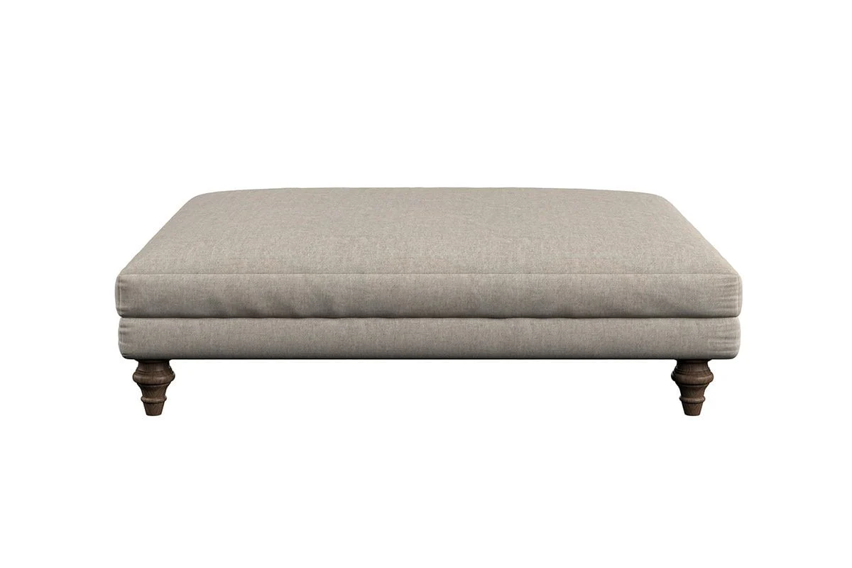 Marri Grand Footstool - Brera Linen Natural