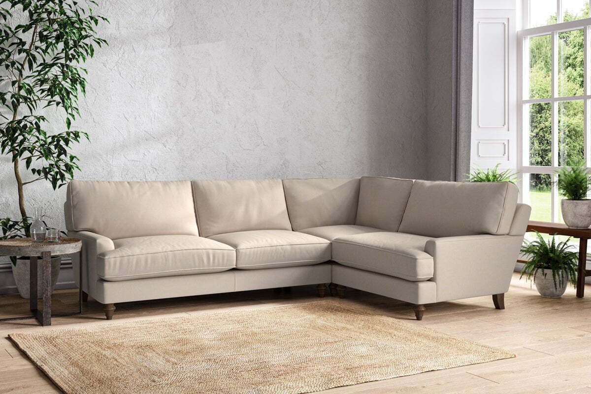 Marri Grand Right Hand Corner Sofa - Recycled Cotton Natural - Image 2