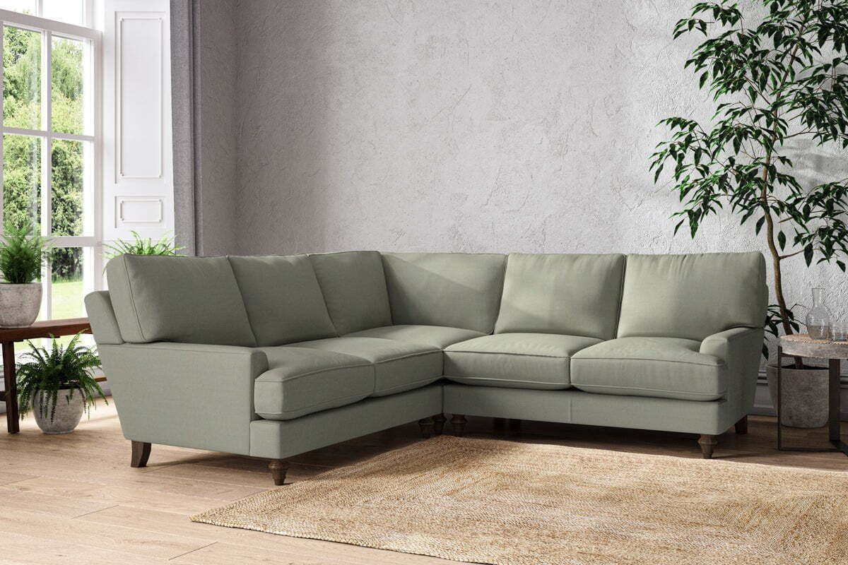 Marri Large Corner Sofa - Recycled Cotton Seaspray - Image 2