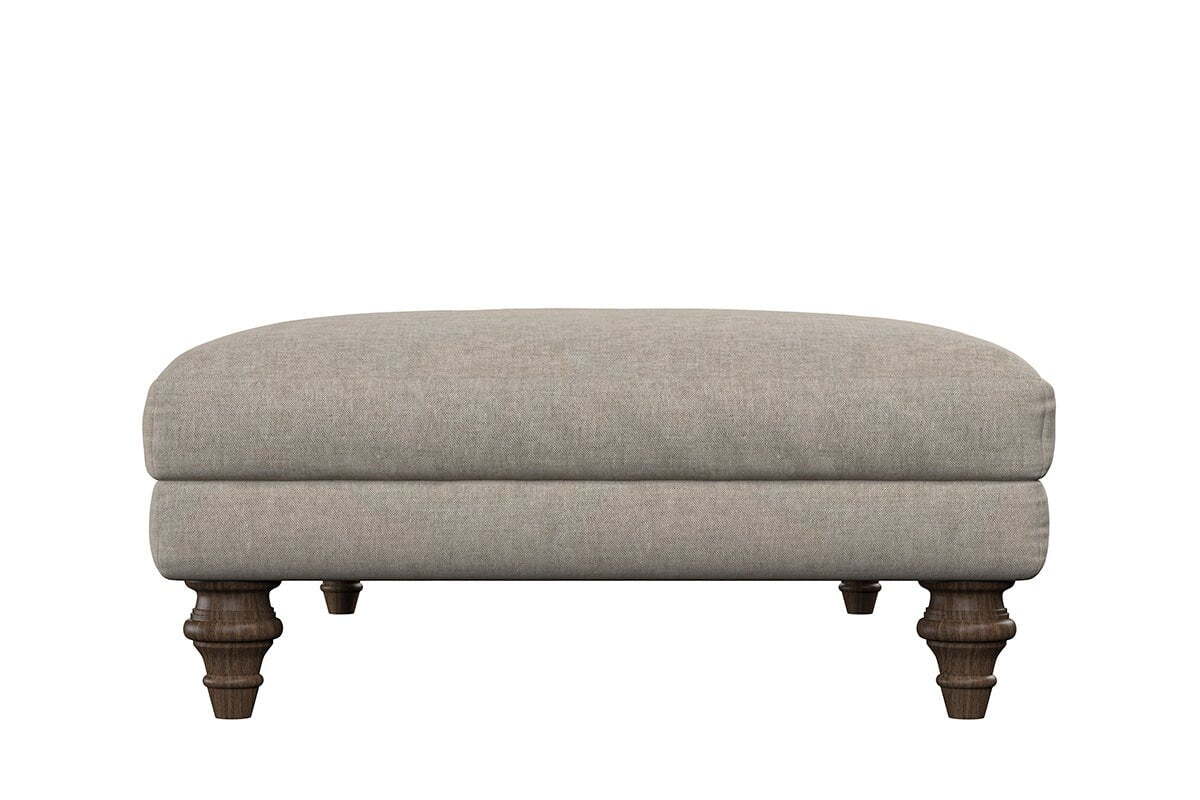 Marri Large Footstool - Brera Linen Espresso - Image 5